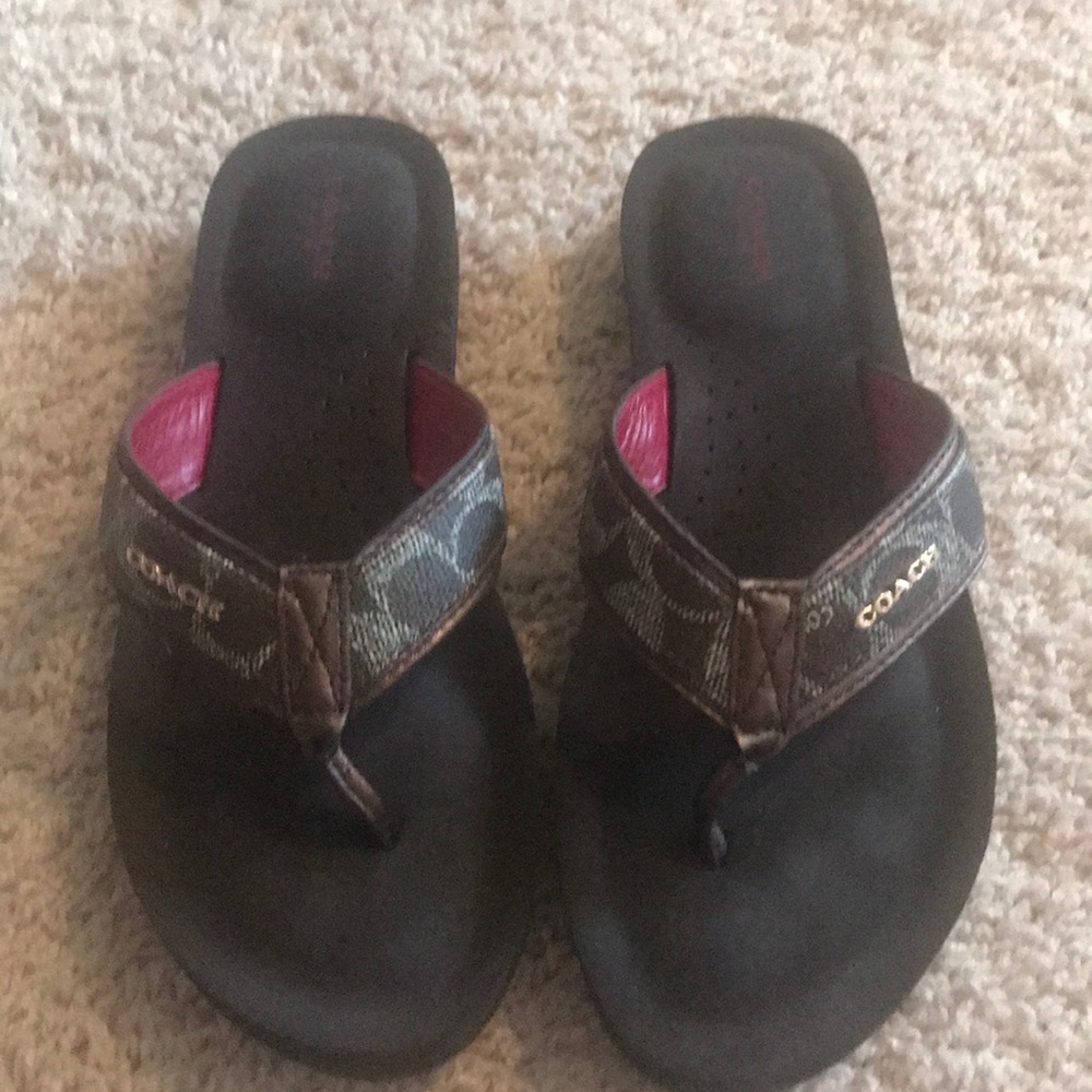Coach Flip Flops